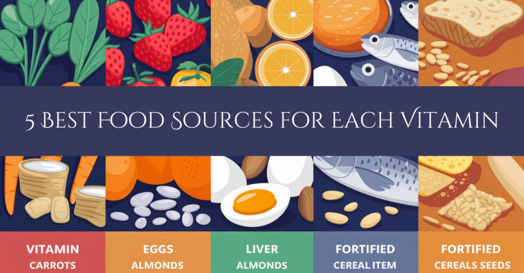 5 Best Food Sources for Each Vitamin: A Comprehensive Guide for Optimal Health